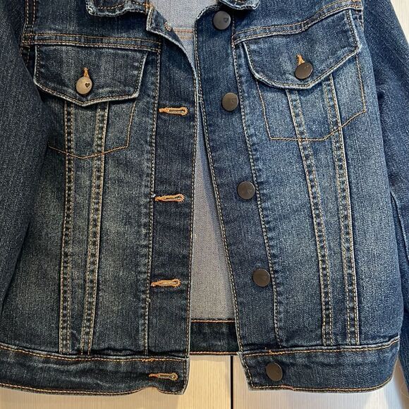 Dark denim jean jacket - Picture 2 of 7